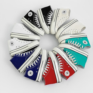 2022 summer new high-top platform canvas shoes women's Korean-style versatile casual ins cloth shoes Hong Kong style retro sneakers