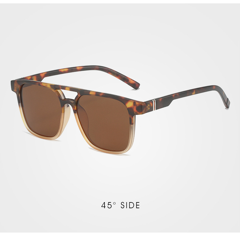 50g Weight Full Frame Glasses Structure Sunglasses Classification Tac, UV400 Protection Lens Material Square Glasses Style Outdoor, Travel Occasion Geometric Pattern Unisex Gender Streetwear Style Streetwear Geometric Tac UV400 Protection Square Full Frame Women's Sunglasses 12