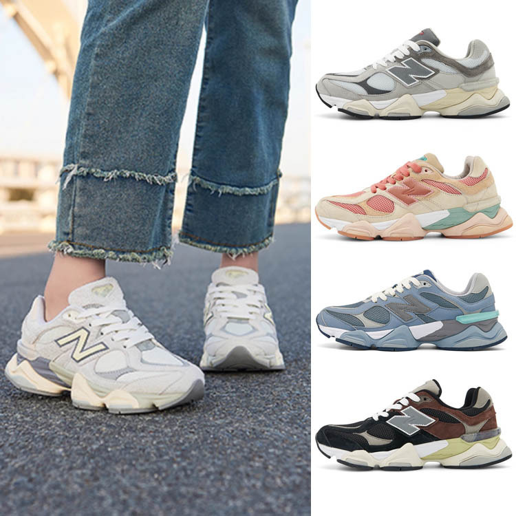 New Balance NBA 9060 Breathable Height-Increasing Shoes Men's Dad Shoes Women's Casual Couple Sports Running Shoes Trendy New Balance NBA 9060 Breathable Height-Increasing Shoes Men's Dad Shoes Women's Casual Couple Sports Running Shoes Trendy