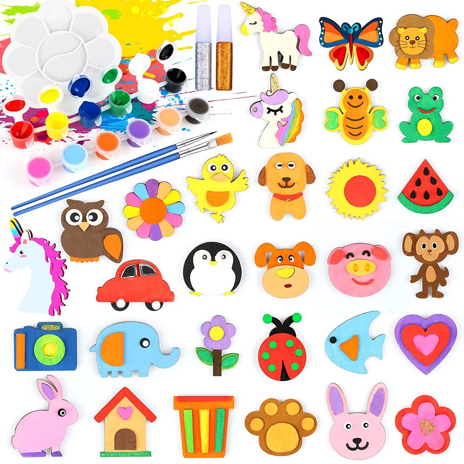 thumbnail image 4 of Juegos de Pintura Manualidades Kit de 40 Imanes De Refrigerador Actividades Creativas, Regalo Cumpleaños para Niños de 3 a 10 años, 4 of 5