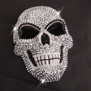 Cross-Border Hot Selling European and American New Diamond Masks Halloween Dance Party Fashion Masks Wholesale