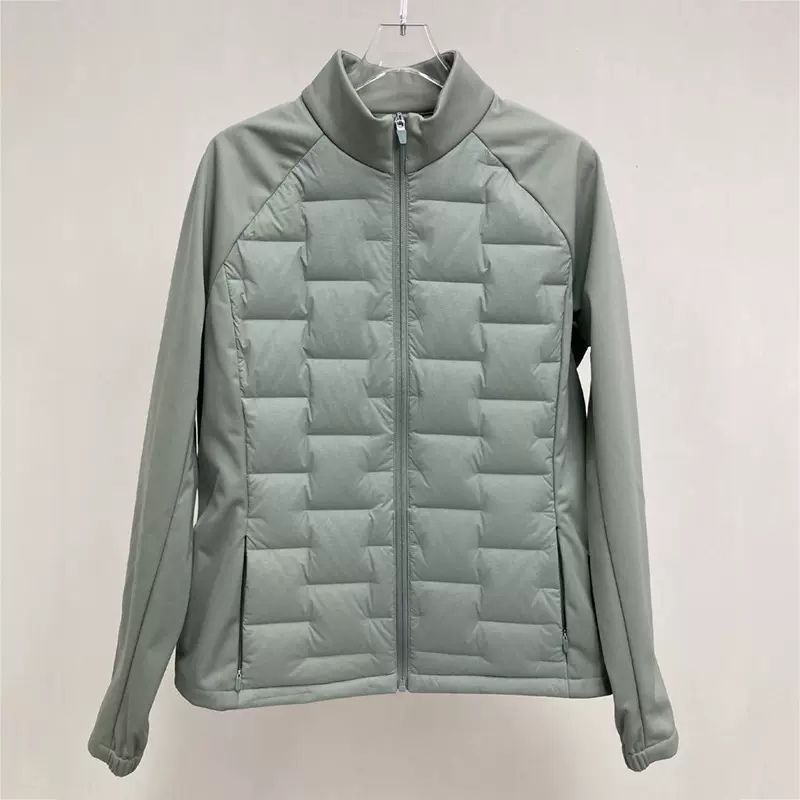 高端品质白鹅绒休闲立领轻薄保暖羽绒服定制  杭州厂家小批量起订