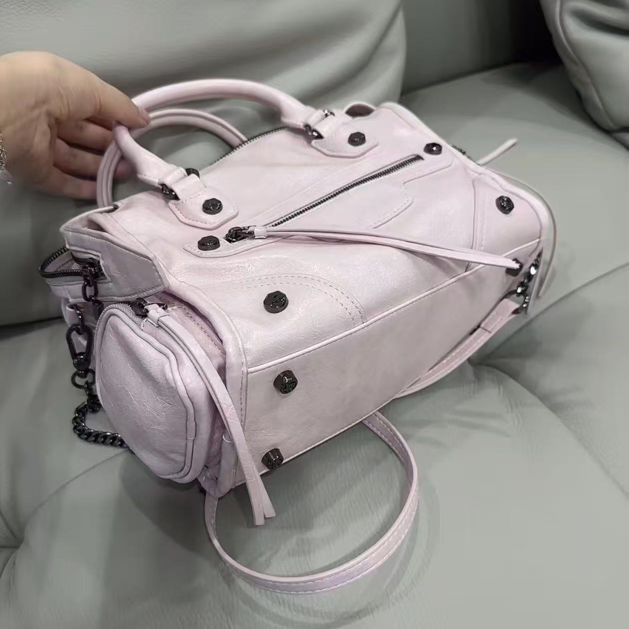 Trendy Cool Biker Bag 2026 New Arrival Versatile Casual Handbag Y2K Retro Design Shoulder Crossbody Bag - Thumbnail 3