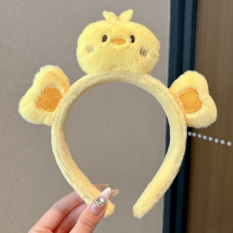 敷面膜洗脸专用发卡发带高颅顶不勒头宽边发箍日常外戴卡通头箍女|undefined