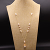 Advanced universal organic necklace from pearl, accessory, silver 925 sample, high-quality style