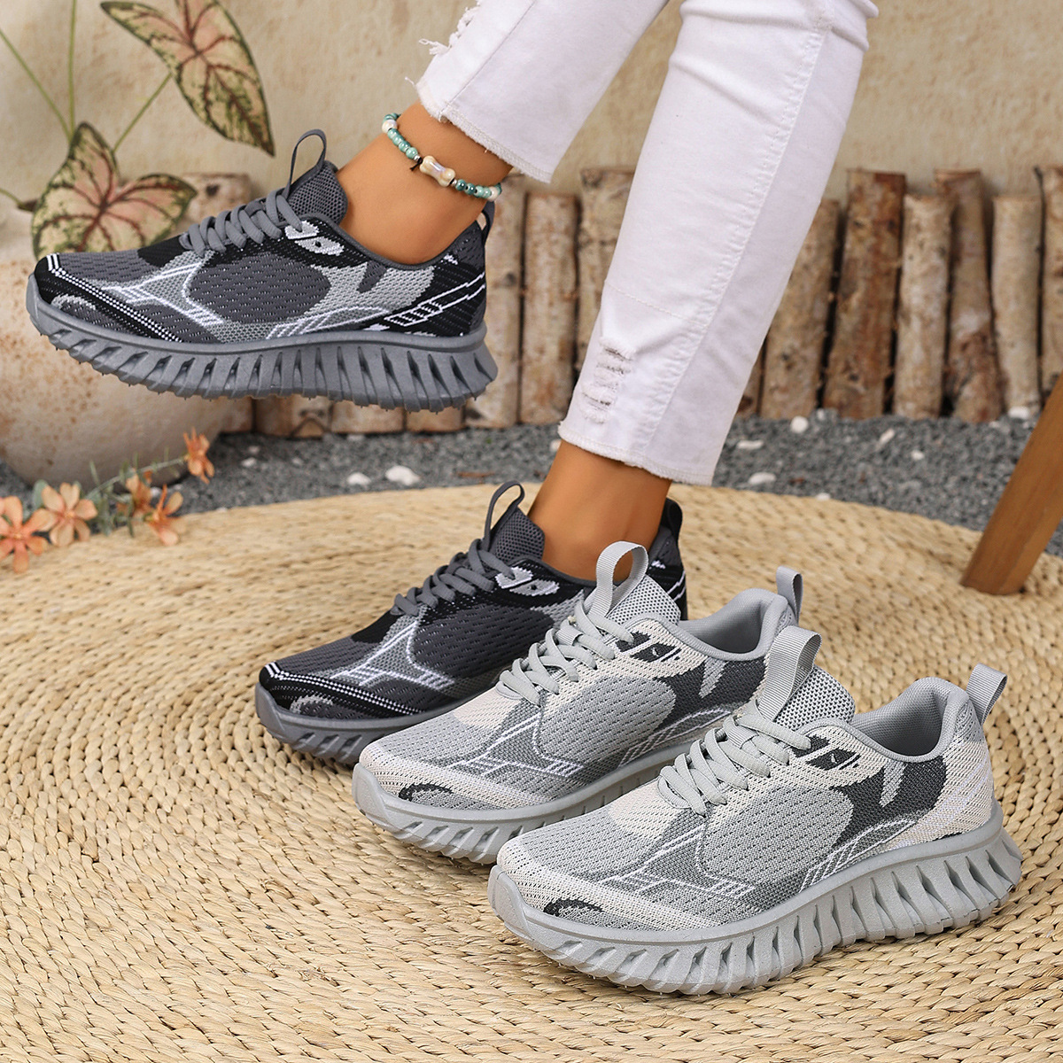Wholesale Cross-border Women's Shoes, New Spring And Autumn Versatile Thick-soled Sneakers, Fashionable Non-slip_vogvips.com