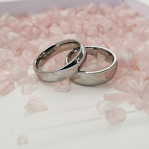 ring jewelry stainless steel naked ring 8MM plain ring men's cross-border jewelry accessories ring R-012