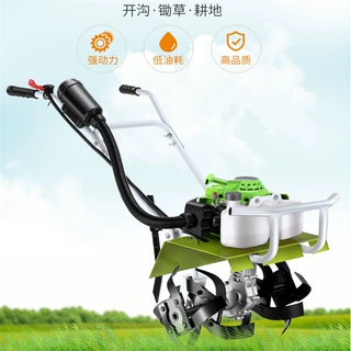 厂家直销汽油旋耕机多功能小型微耕机山林开荒松土锄草机打田机