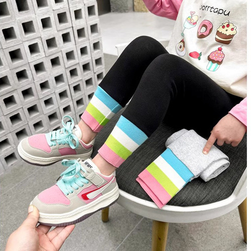 Children's Leggings Spring and Autumn 2024 New Stylish Fashion Pure Cotton Thin Women's Baby Sports Pants Wearable Spring