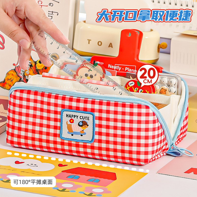 四季年华笔袋女生2025新款高颜值小学生大容量文具盒女孩款铅笔盒|undefined