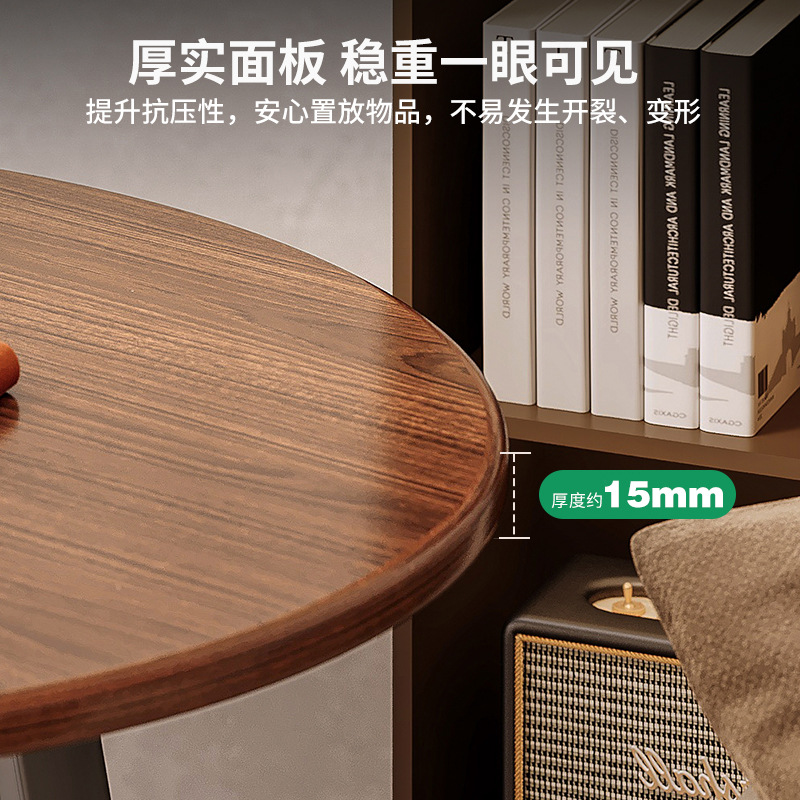 Pequeña Mesa Redonda sofá mesa auxiliar mesa de té de lujo luz Mini mesa de té pequeña sala de estar mesa de esquina casa simple mesa pequeña casa de alquiler