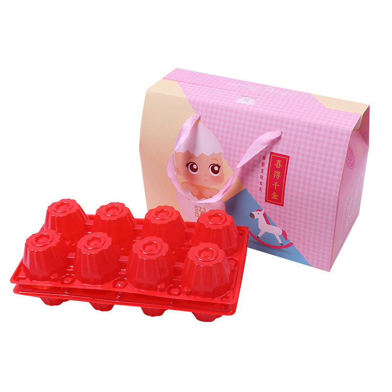 Baby's First Month Celebration Egg Gift Bag, Children's First Birthday Gift Box, Candy Egg Packaging Paper Box