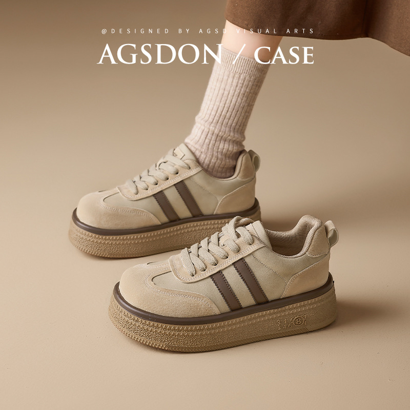 Zapatos de entrenamiento de la mujer 2025 nuevo invierno retro zapatos de skate casuales ligeros y zapatos deportivos de lana