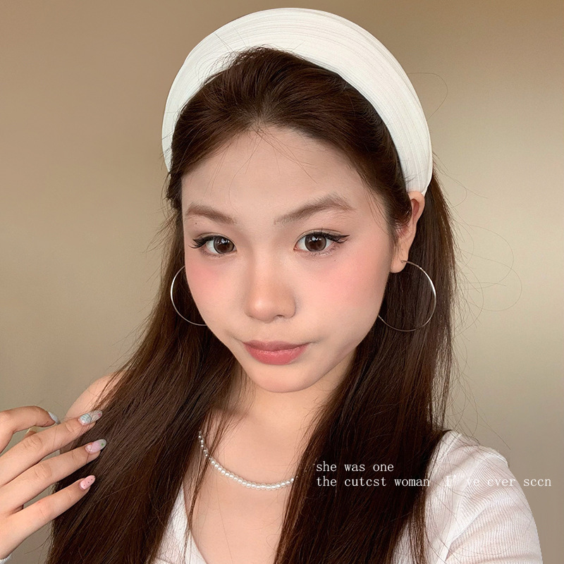 加厚版~高级感宽边发卡发箍女2025新款高颅顶发饰防滑不压发头箍|undefined