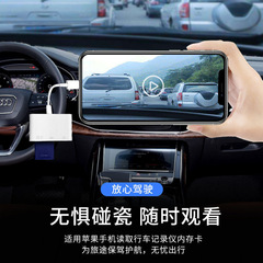 Suitable for Apple iPhone14/Type-c mobile phone OTG card reader SD camera TF memory card U disk four-in-one