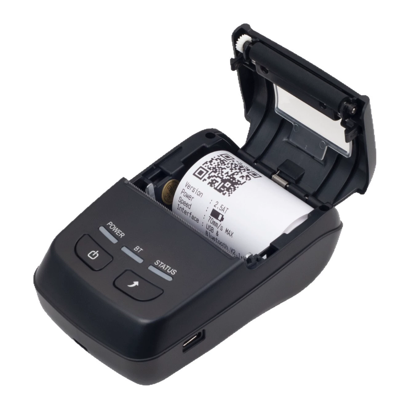 Handheld small printer, 58mm, bluetooth