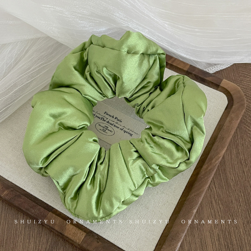 Otoño y invierno anillo de cabello de intestino para niñas de alto nivel de peluche cuerdas de cabello simples y versátiles de alta elasticidad correa de cuerdas de cabello tocado