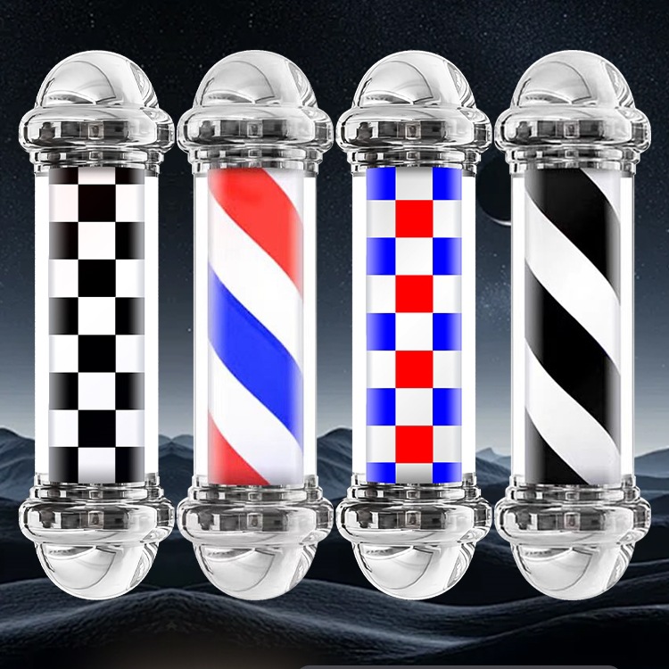 Sr. Zhou tipo colgante cilíndrico de pared de alta brillancia de peluquería LED salón de peluquería impermeable parche al aire libre colgante pared lámpara giratoria