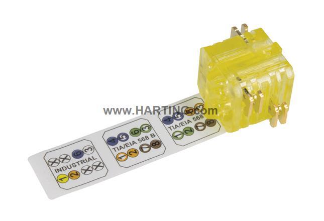 Harting浩亭20820000001preLink Terminal mod AWG22/24,yel.1=10