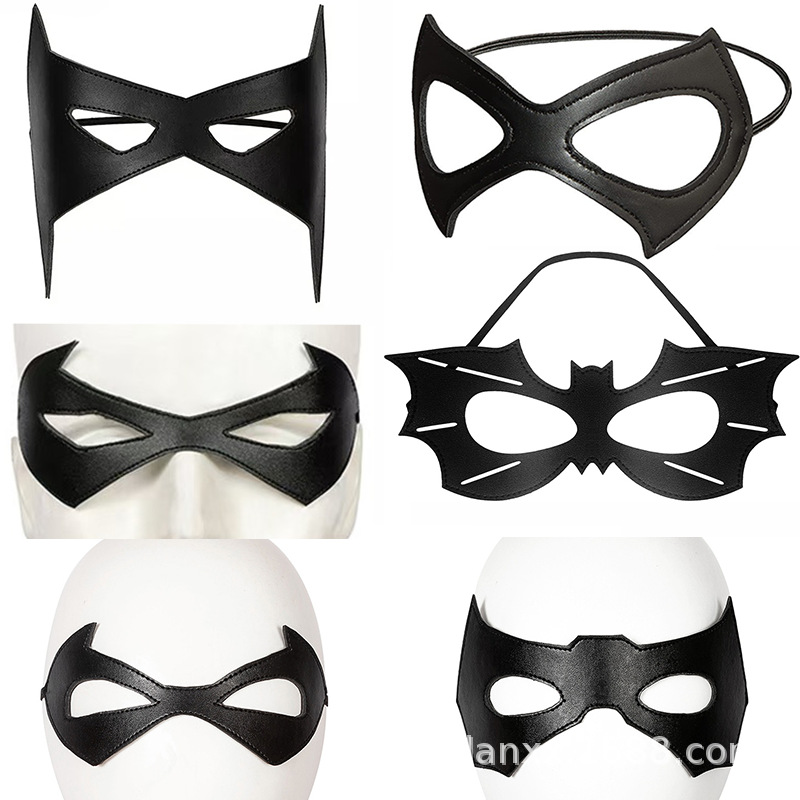 现货万圣节超级英雄眼罩夜店性感蝙蝠面罩跨境欧美角色扮演面具