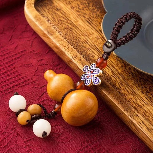 Original Bodhi Keychain Pendant Car Charm Bodhi Seed Ornament Keychain National Trend Retro Style