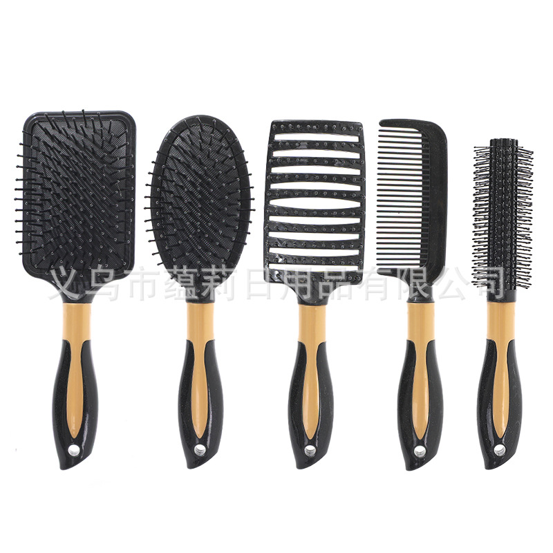 Peine de pelo largo especial para damas cuadradas europeas y americanas, artefacto de cabello rizado, tapa de cráneo alto, bolsa de aire esponjosa para el hogar, peine de cojín