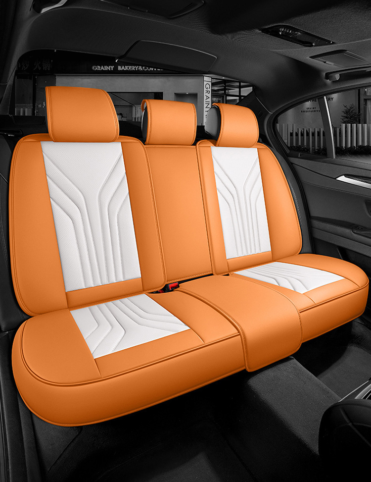 Siam Sports Seat Car Cushion Wear-resistant Leather Fully Surrounded Four Seasons General Car Seat Cover Seat Cover