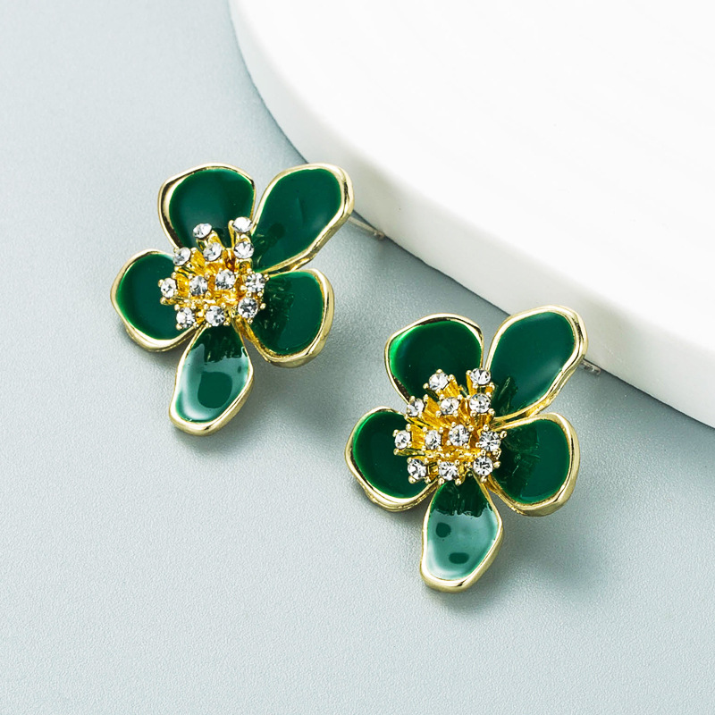 European And American Fashion Bohemian Flower Earrings Wholesale display picture 3