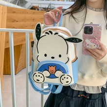 日系可爱白色大耳狗定型款迷你双肩包2025新款高级感女生卡通包包