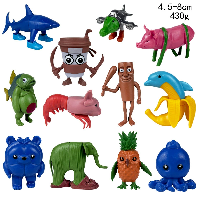 Фигура Шанхай Jing Tralala деревянная палочка-человек, assorted characters, пакет OPP, 0,4 кг