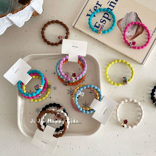 Base elastic non-slip universal durable hair rope