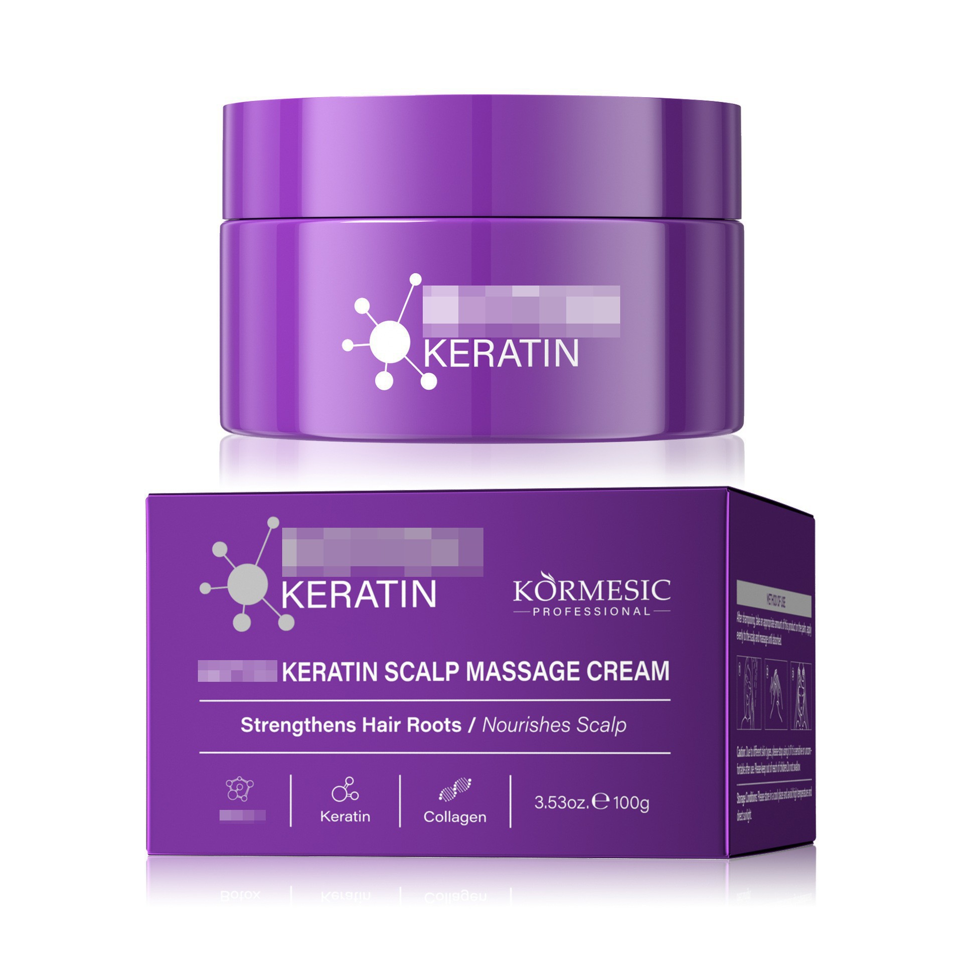 Massage cream for scalp, 100g