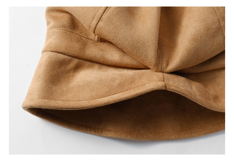 Cappelli da donna in autunno e inverno, artistico e retrò, velluto scamosciato versatile, maglia rossa, cappello freddo, viso piccolo, cappello ottagonale, cappello da pescatore giapponese_voghion.com