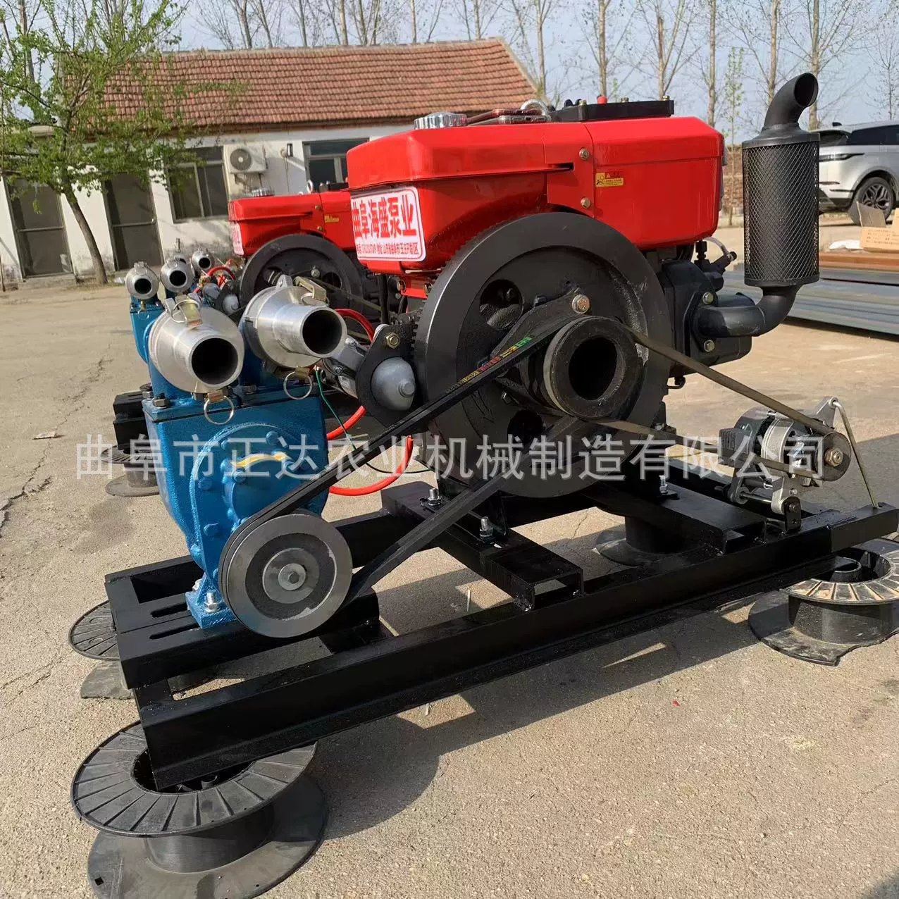 Дизельный каркас 2 дюйма грязевой насос канализационный насос для очистки канализационных сточных вод после сильного дождя