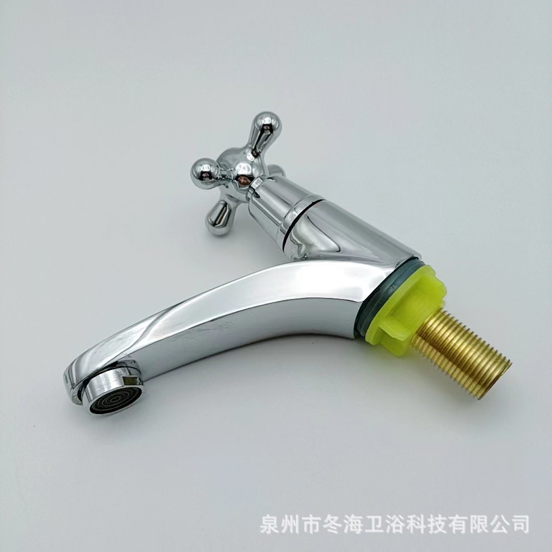 Suministro directo de fábrica aleación rueda de gota de agua pequeña 99 escritorio pedestal cuenca baño gabinete baño 4 puntos cuenca solo grifo frío