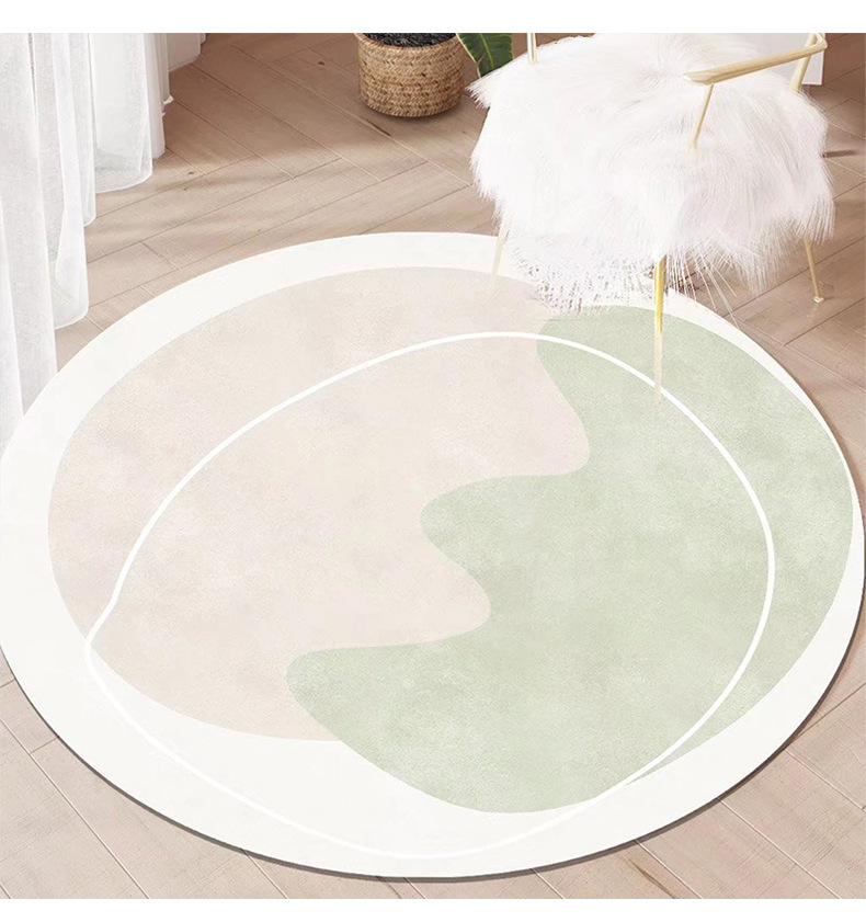 圆形地毯,卧室地毯,床边毯,客厅地毯,吊篮垫