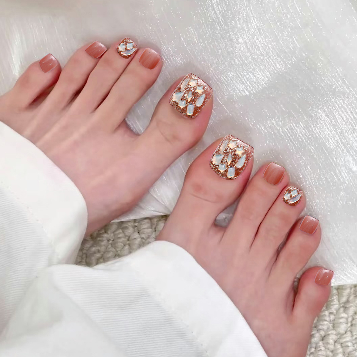 Usado en verano, uñas, uñas, ojos de gato, pinzas, uñas de pie, uñas de pie, uñas de pie, uñas de pie, uñas