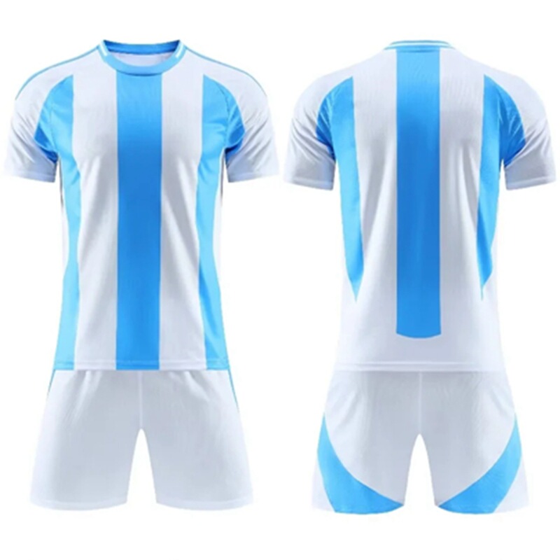 Wholesale Light Plate 24-25 National Team Football Clothes Adult Children Brazilian Football Training Clothes French Football Clothes