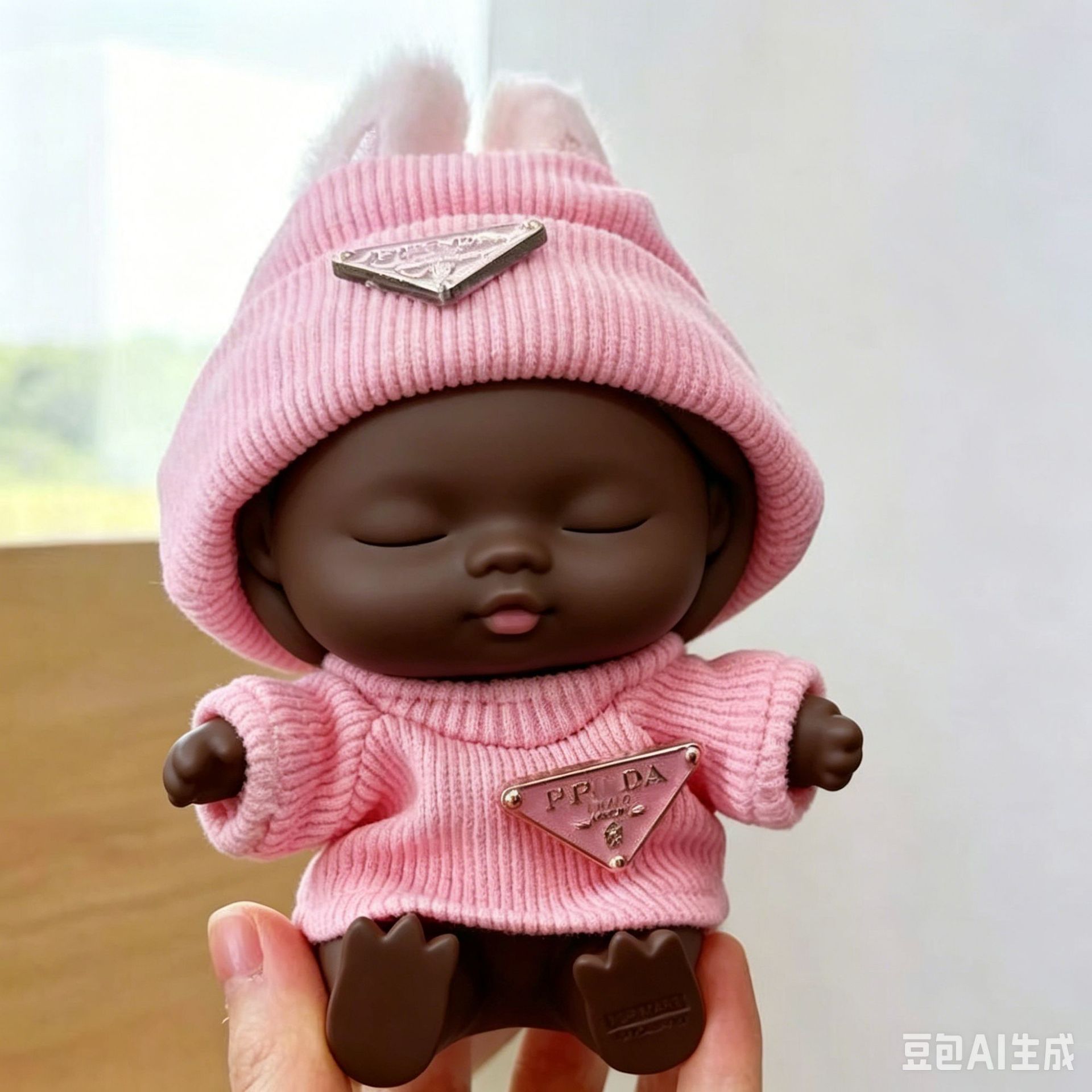 Ropa de limpieza Natasha Labubu ropa colgantes de ropa de muñeca de ropa de muñeca de alegría set de tendencia grande