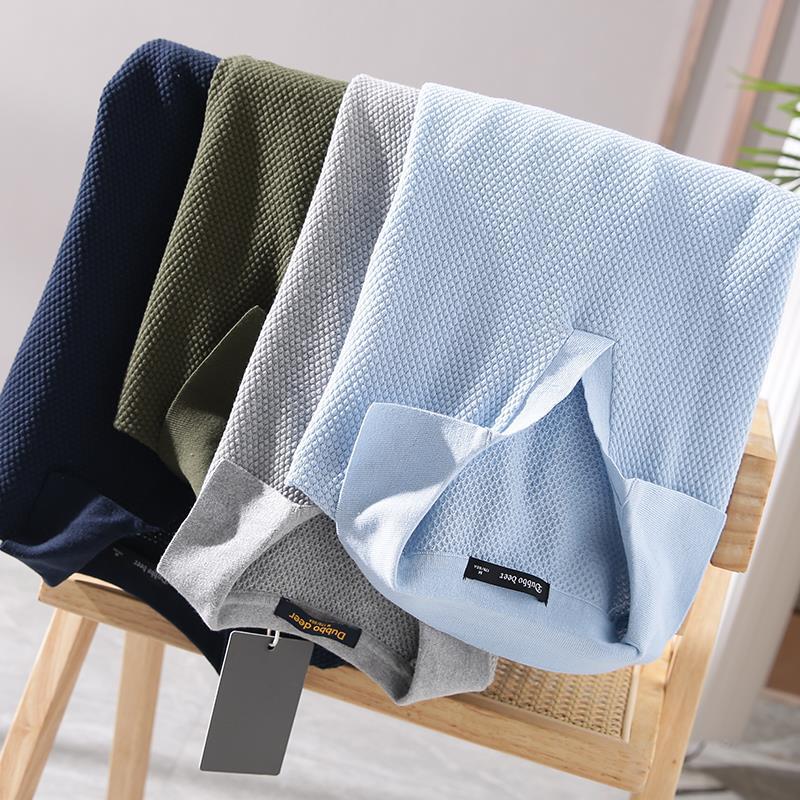 ¡Línea! ¡Cliente de algodón de punto de piña! 2025 verano nuevo estilo de los hombres moda polo solapa casual camiseta de manga corta