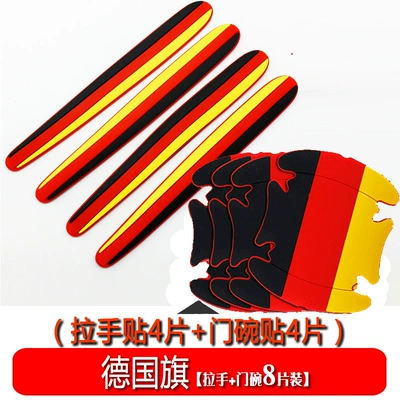 Portal Wrist | Strip Anti-scratch Scratch Sticker - german-national-flag-handle-door-bowl-8-pieces