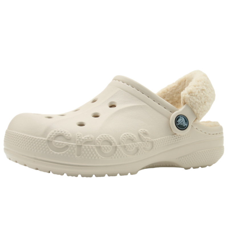 Bayajia plush clogs 206633 furry slippers lamb wool home and outdoor shoes for women and men, couple's style Bayajia plush clogs 206633 furry slippers lamb wool home and outdoor shoes for women and men, couple's style
