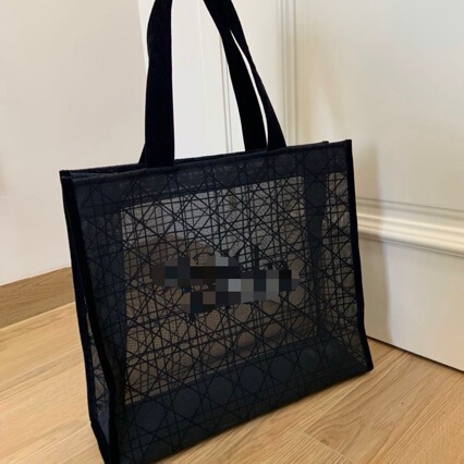 D'Homme Beauty Gift: Women's Shoulder Bag, Woven Mesh Bag, Tote Bag, Beach Bag