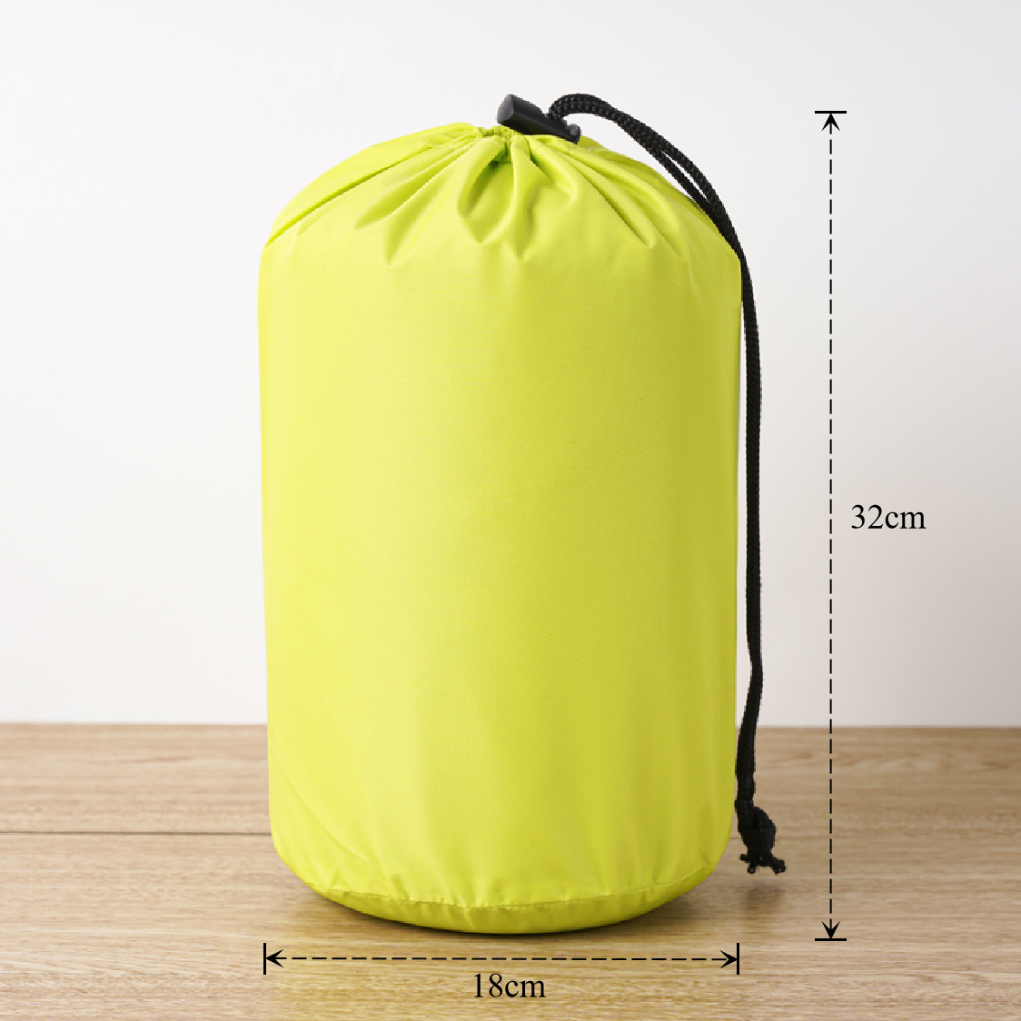 Bolsa de cuerda de nylon impermeable cilíndrica de plumón para ropa doméstica de poliéster bolsa de almacenamiento bolsa de embalaje bolsillo de paquete de contracción image 43