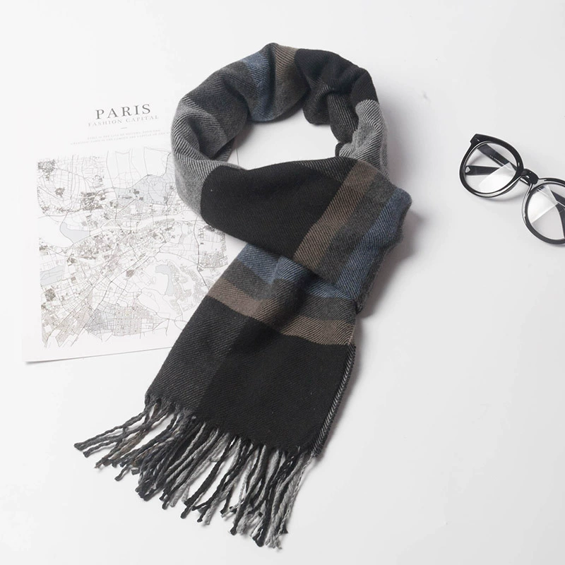 П Demi-season cashmere, мужской шарф, плащ английский стиль