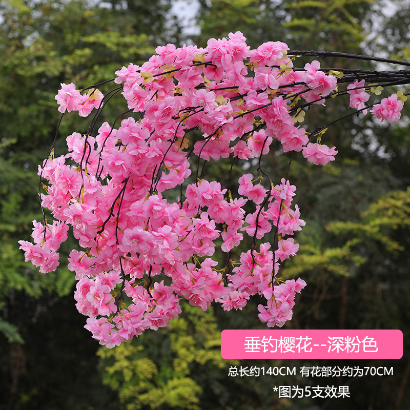 Drop cherry blossom dark pink