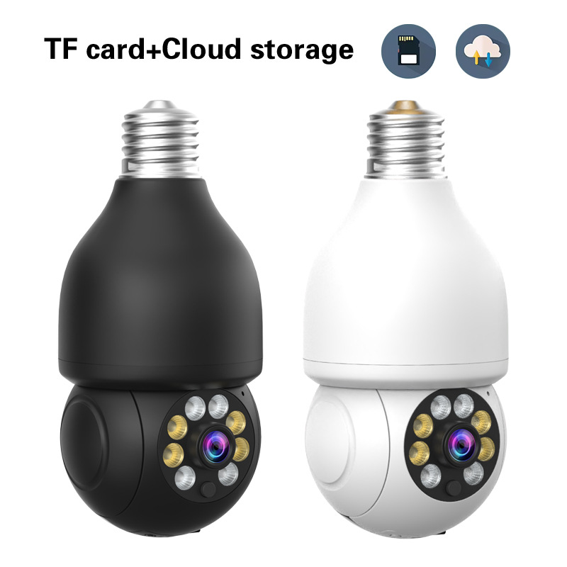 Cámara de Bombilla 5G Transfronteriza icsee, Gran Venta de Fábrica, Alta Definición, Visión Nocturna, Inalámbrica, Portalámparas E27, Vigilancia PTZ