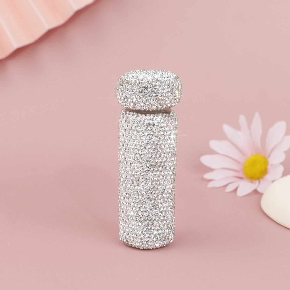 053301 화이트 다이아몬드 육각형 약병, 화이트