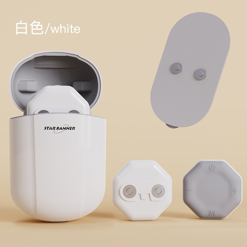 Parche de masaje de bolsillo portátil transfronterizo pulso de baja frecuencia mini pierna cintura espalda relajación masajeador columna cervical masaje pegatina