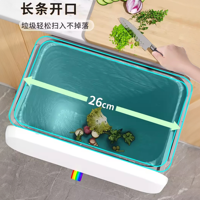 台所のゴミ箱の壁掛けは腰をかがめず、大きな大容量トイレは穴を開けない家庭用の圧力付きゴミ箱|undefined